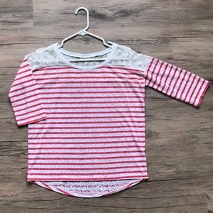 Express | Striped Sheer Top